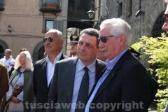 Antonio Fracassini e il sindaco Giulio Marini