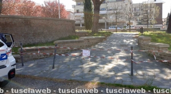 Viterbo - Coronavirus - Isolato parco Peppino Impastato
