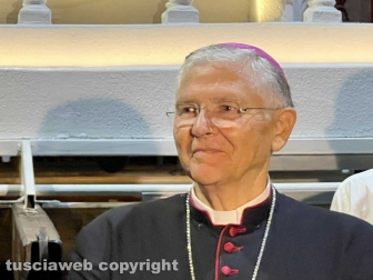 Santa Rosa - Il trasporto della minimacchina del Pilastro Armonia celeste - Il vescovo PIazza