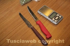 La marijuana sequestrata dalla mobile