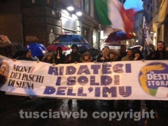 La protesta al corso