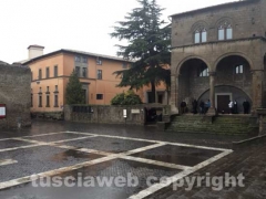 Piazza San Lorenzo dove arriverà Monti