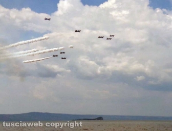 Montefiascone - Lago di Bolsena - Le prove generali delle frecce tricolori