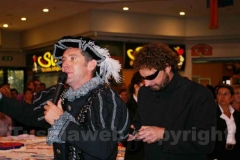 13esimo anniversario del centro commerciale Tuscia -Il Moralizzatore (Filippo Roma) e il Supermenestrello (Andrea Agresti)