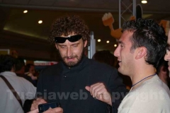 13esimo anniversario del centro commerciale Tuscia -Il Moralizzatore (Filippo Roma) e il Supermenestrello (Andrea Agresti)