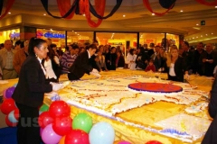 13esimo anniversario del centro commerciale Tuscia -Il Moralizzatore (Filippo Roma) e il Supermenestrello (Andrea Agresti)