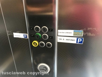 Ascensore, la fermata di via Sant'Antonio