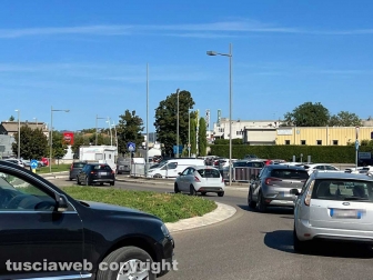 Viterbo - Asfaltatura Cassia Nord - Traffico in tilt