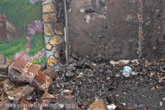 Viterbo - Scuola d\'infanzia distrutta dalle fiamme