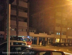 Viterbo - Scuola d\'infanzia distrutta dalle fiamme