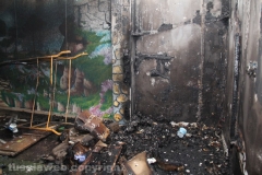 Viterbo - Scuola d\'infanzia distrutta dalle fiamme