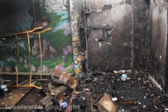 Viterbo - Scuola d\'infanzia distrutta dalle fiamme