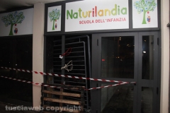 Viterbo - Scuola d\'infanzia distrutta dalle fiamme