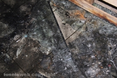 Viterbo - Scuola d\'infanzia distrutta dalle fiamme