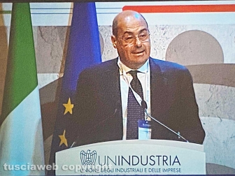 Roma - Nicola Zingaretti all'assemblea di Unindustria