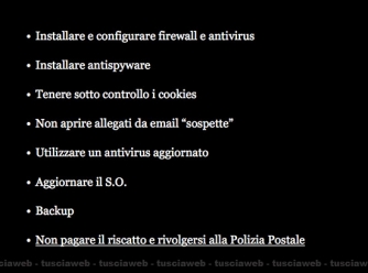 La polizia postale lancia l\'allarme cryptolocker
