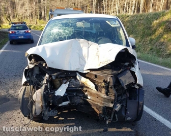 Viterbo - Incidente sulla Cimina
