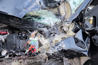 Auto contro bus sulla Cimina