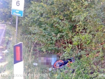 Auto contro moto sulla Cimina, muore 31enne