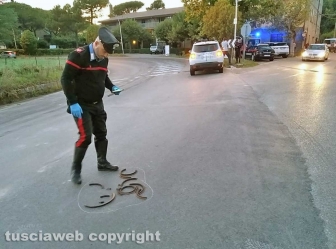 Montefiascone - Auto contro stufa, un ferito