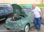 Auto e moto d'epoca a piazza della Rocca