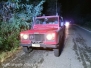 Auto fuori strada sulla Verentana