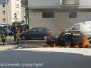 Auto in fiamme a via Montenero