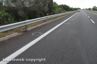 Viterbo - Auto travolge e uccide ciclista