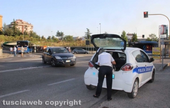 Autobus Cotral si sfrena