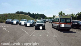 Parcheggio selvaggio a Belcolle