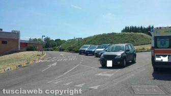 Parcheggio selvaggio a Belcolle