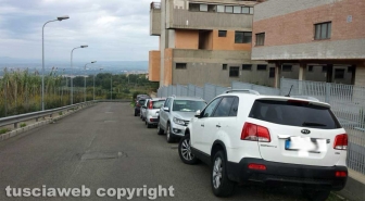 Viterbo - Parcheggio selvaggio a Belcolle
