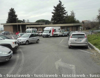 Viterbo - Il parcheggio a Belcolle