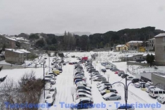 Bagnaia abbandonata sotto la neve