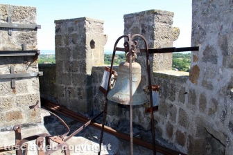 Bagnaia e villa Lante dall'alto della torre