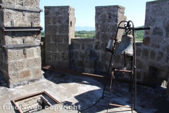 Bagnaia e villa Lante dall'alto della torre