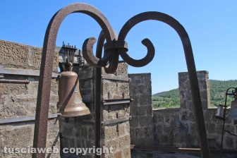 Bagnaia e villa Lante dall'alto della torre