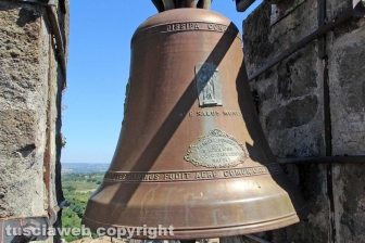 Bagnaia e villa Lante dall'alto della torre