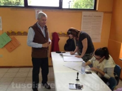 Leonardo Michelini al seggio