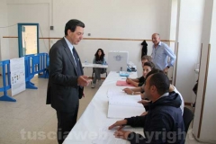 Giulio Marini al seggio