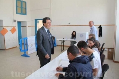 Giulio Marini al seggio