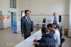 Giulio Marini al seggio