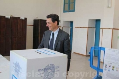 Giulio Marini al seggio