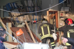 I vigili del fuoco alla filiale Carivit