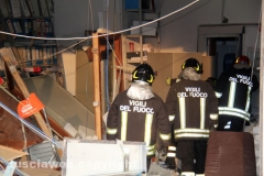 I vigili del fuoco alla filiale Carivit