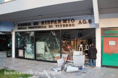 La filiale Carivit distrutta