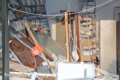 La banca distrutta dai ladri