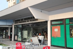 La banca distrutta dai ladri