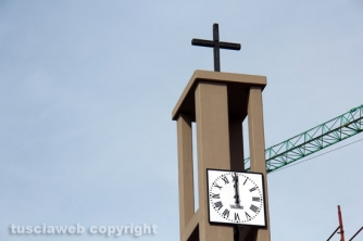 La benedizione delle campane di Villanova - Il campanile della chiesa
