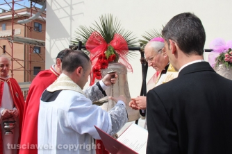 La benedizione delle campane di Villanova